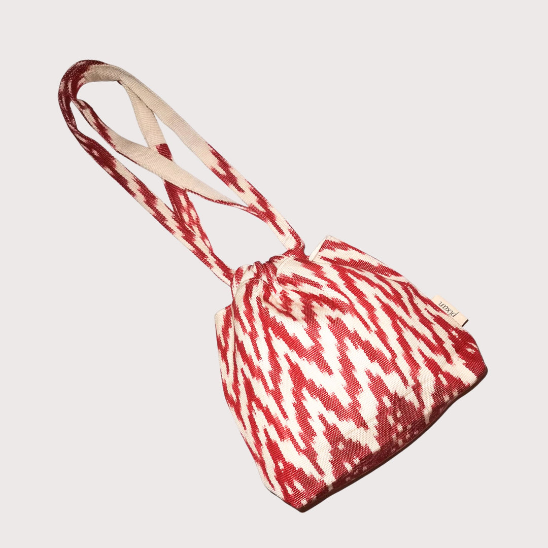 Ikat bag - red by Pixan at White Label Project