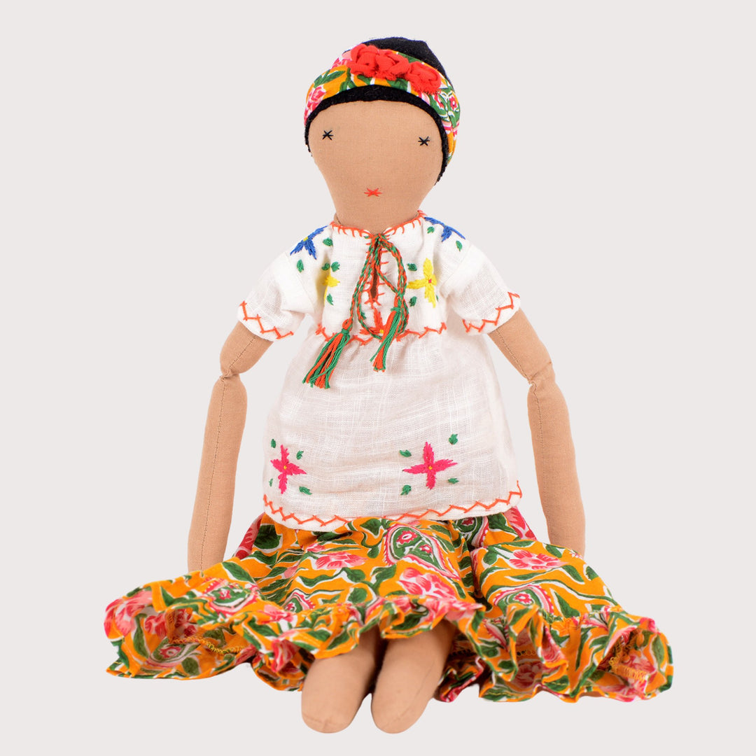 Frida Doll - orange by Silaiwali at White Label Project