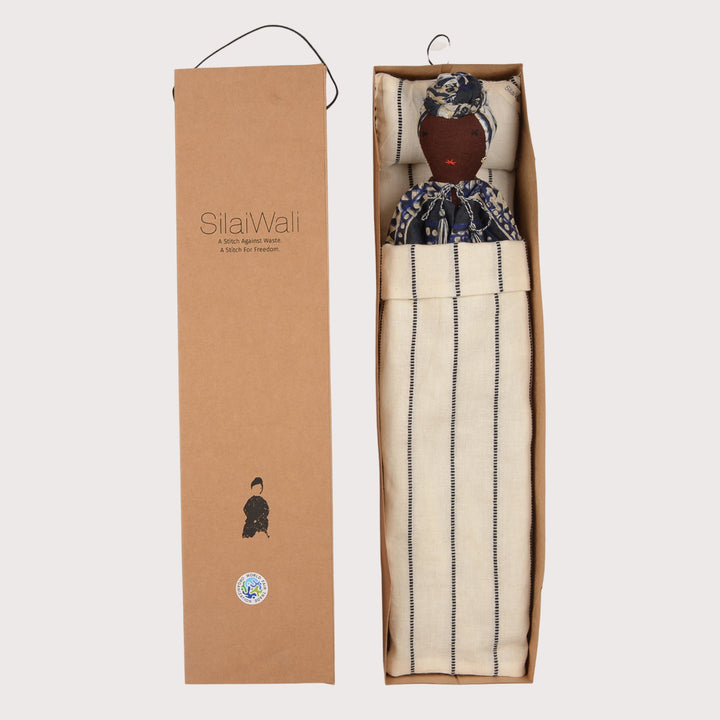 Soumba Doll - blue by Silaiwali at White Label Project