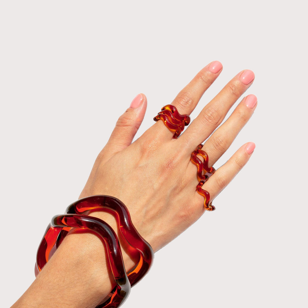 Onda Bracelet — Amber by Studio Conchita at White Label Project