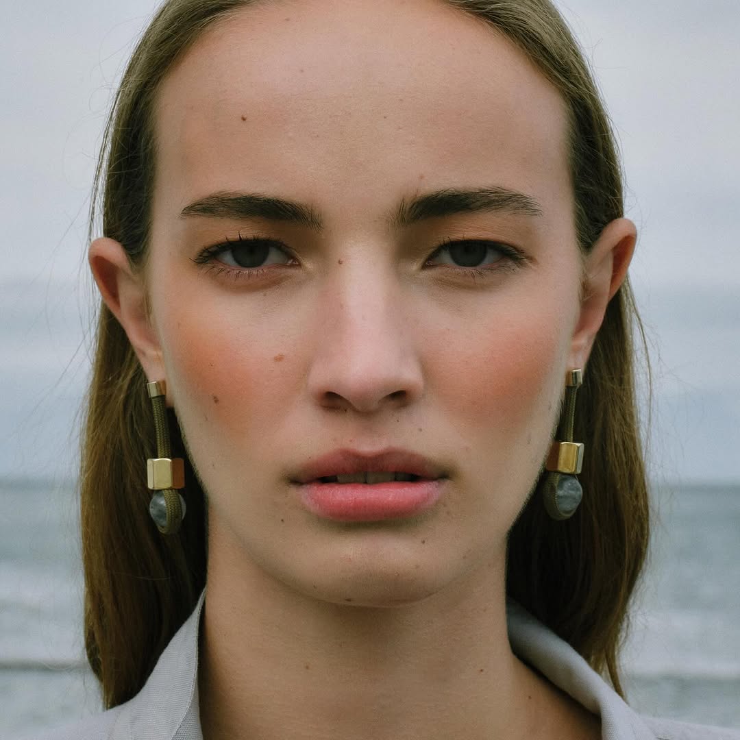 Attina Earrings - Fluorite