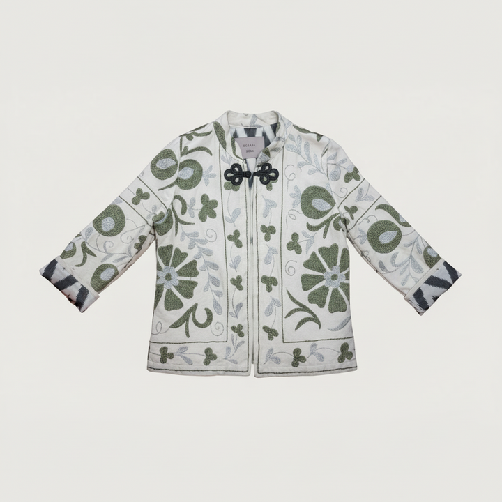 Can Suzani Jacket - Green