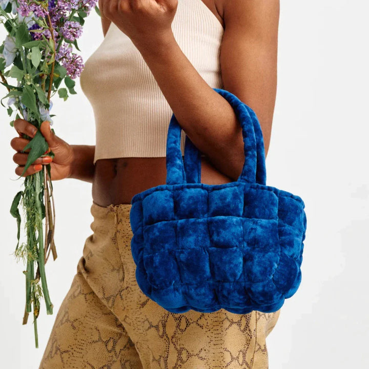 Pufferbag Mini — Blue Velvet