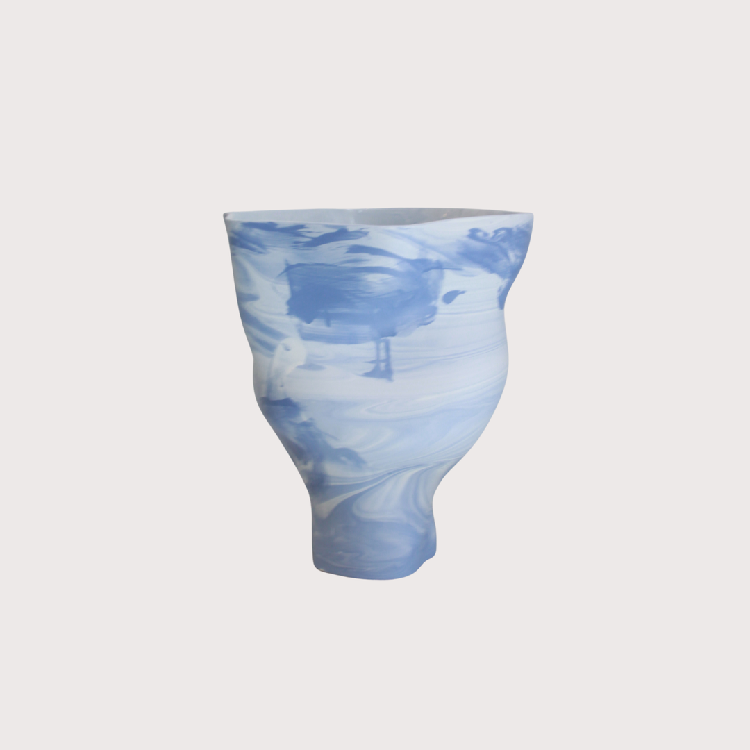 Memories of a Glacier Vase - Blue