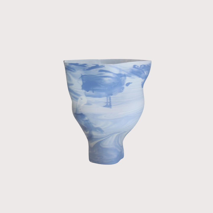 Memories of a Glacier Vase - Blue