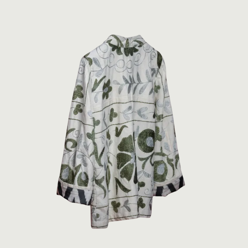 Can Suzani Jacket - Green