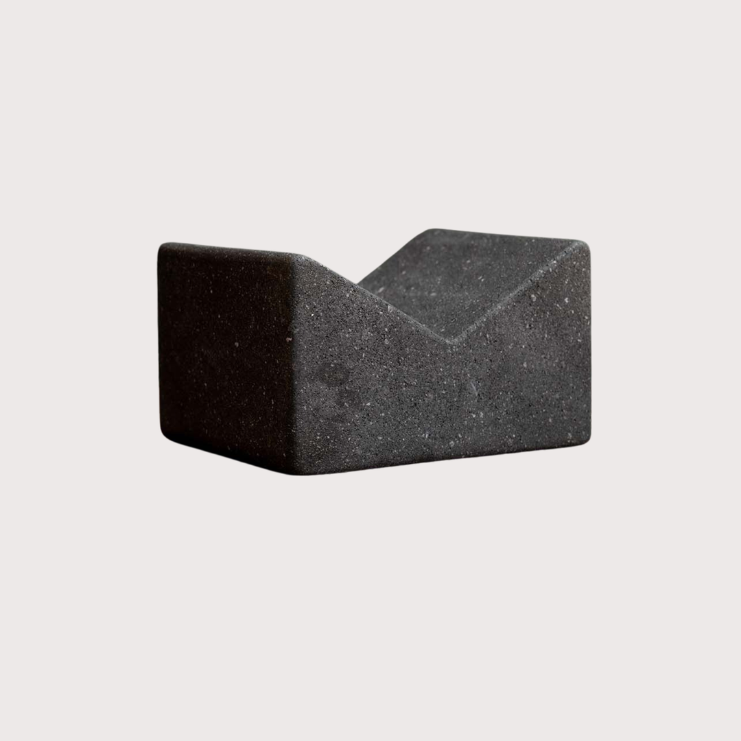 Libro Abierto I - Volcanic Stone Bookend