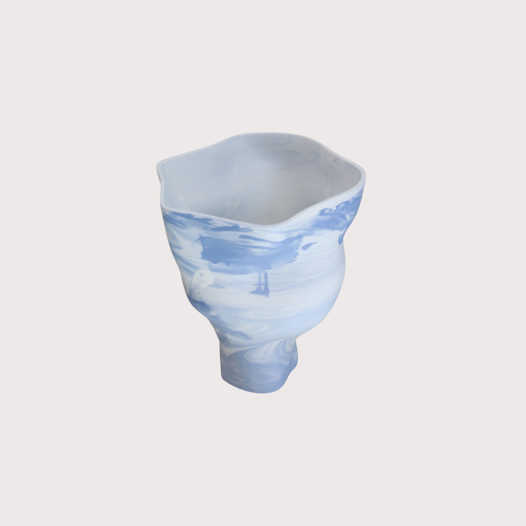 Memories of a Glacier Vase - Blue