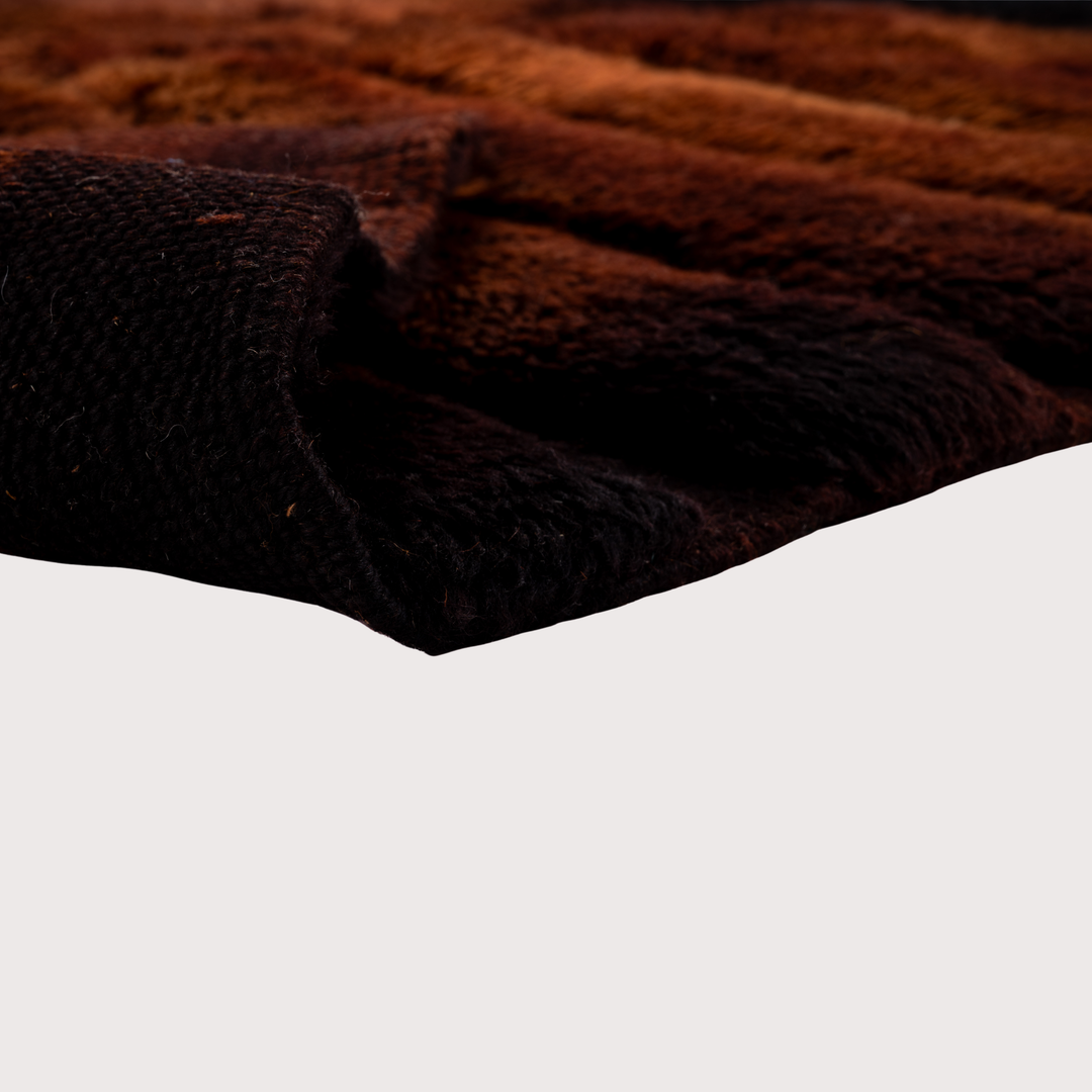 Broken Lines Rug - Burnt