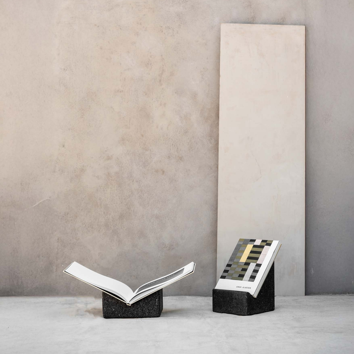 Libro Abierto I - Volcanic Stone Bookend