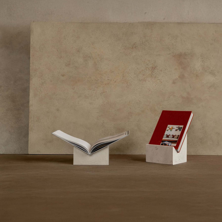 Libro Abierto I - Volcanic Stone Bookend