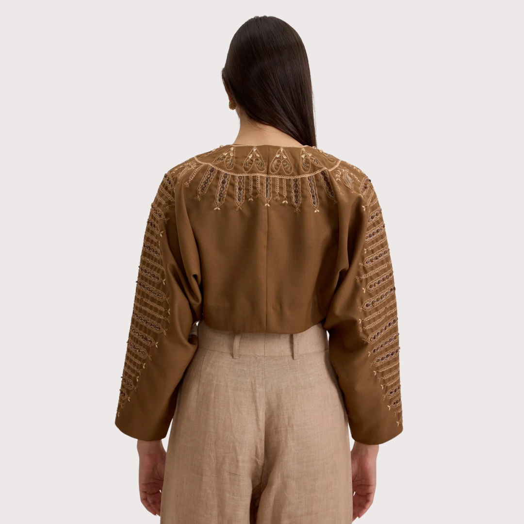 Kimono Cropped Jacket