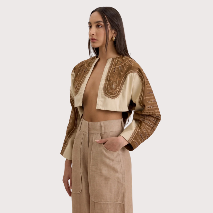 Kimono Cropped Jacket