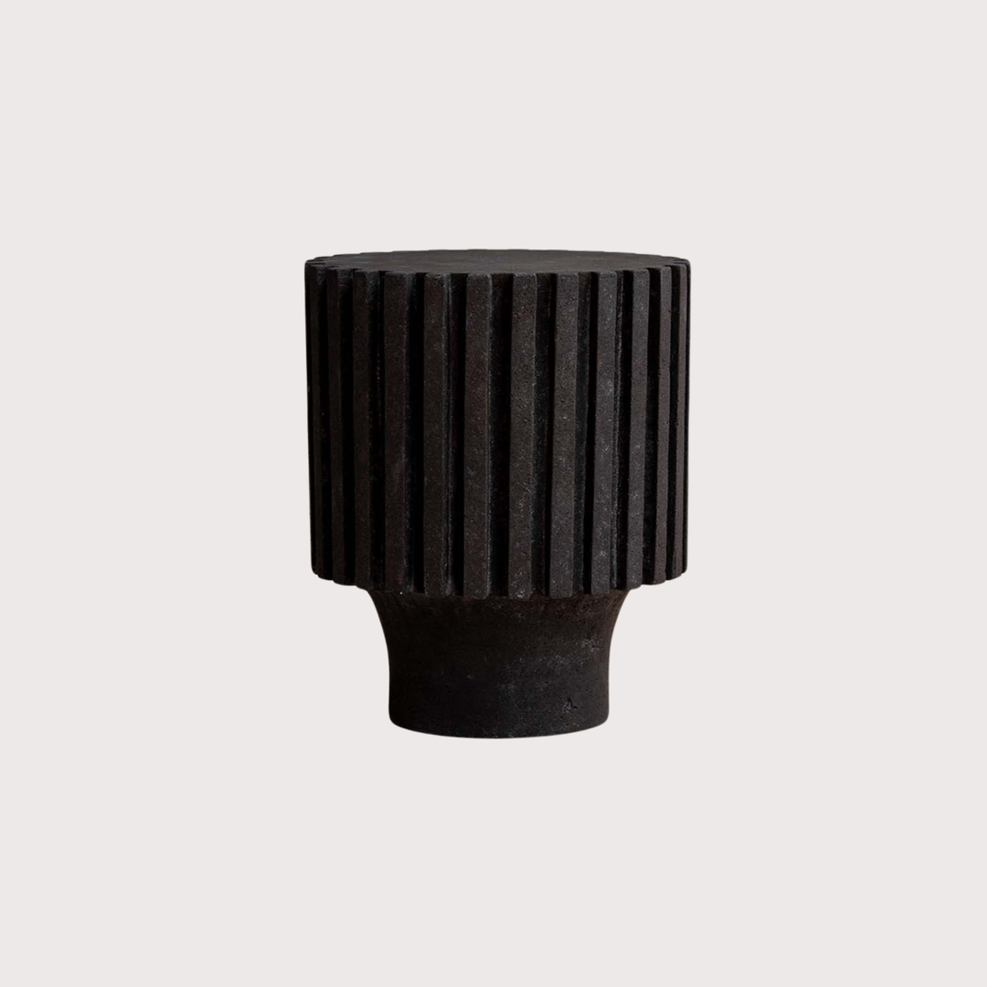 Engrane 1 Side Table - Volcanic Stone