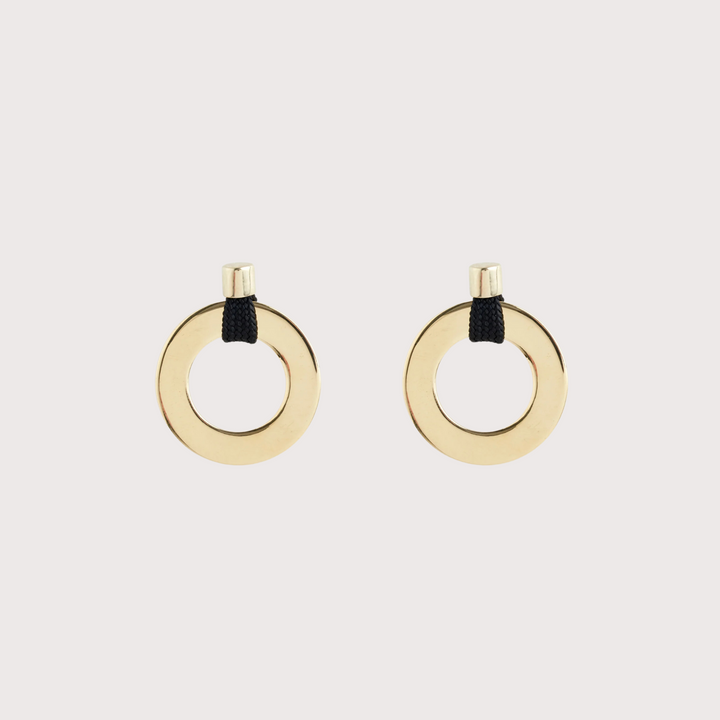 Noor Grande Earrings - Black