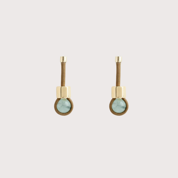 Attina Earrings - Fluorite