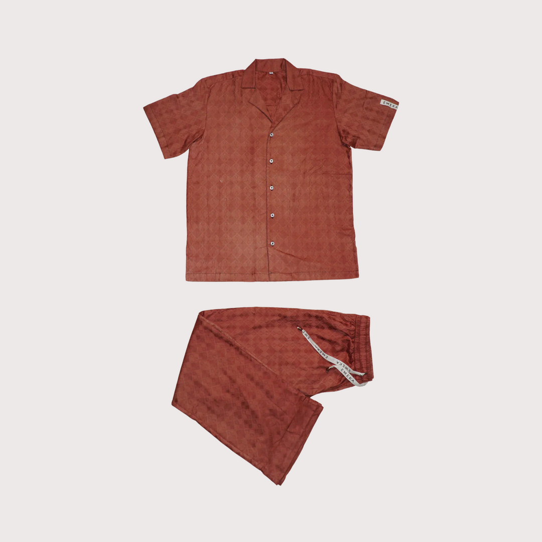 Loungewear Set — Red Clay