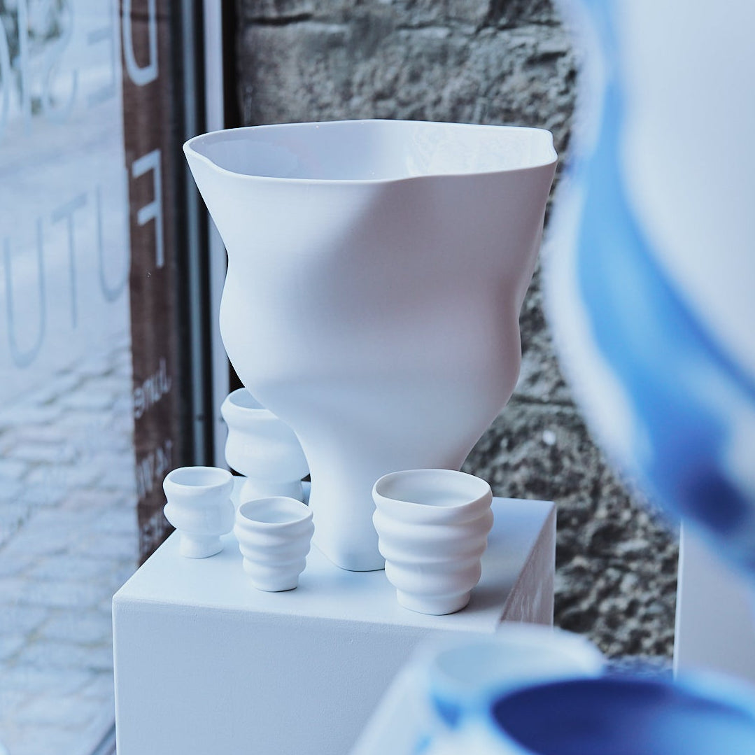 Memories of a Glacier Cup No 1 - White Glazed