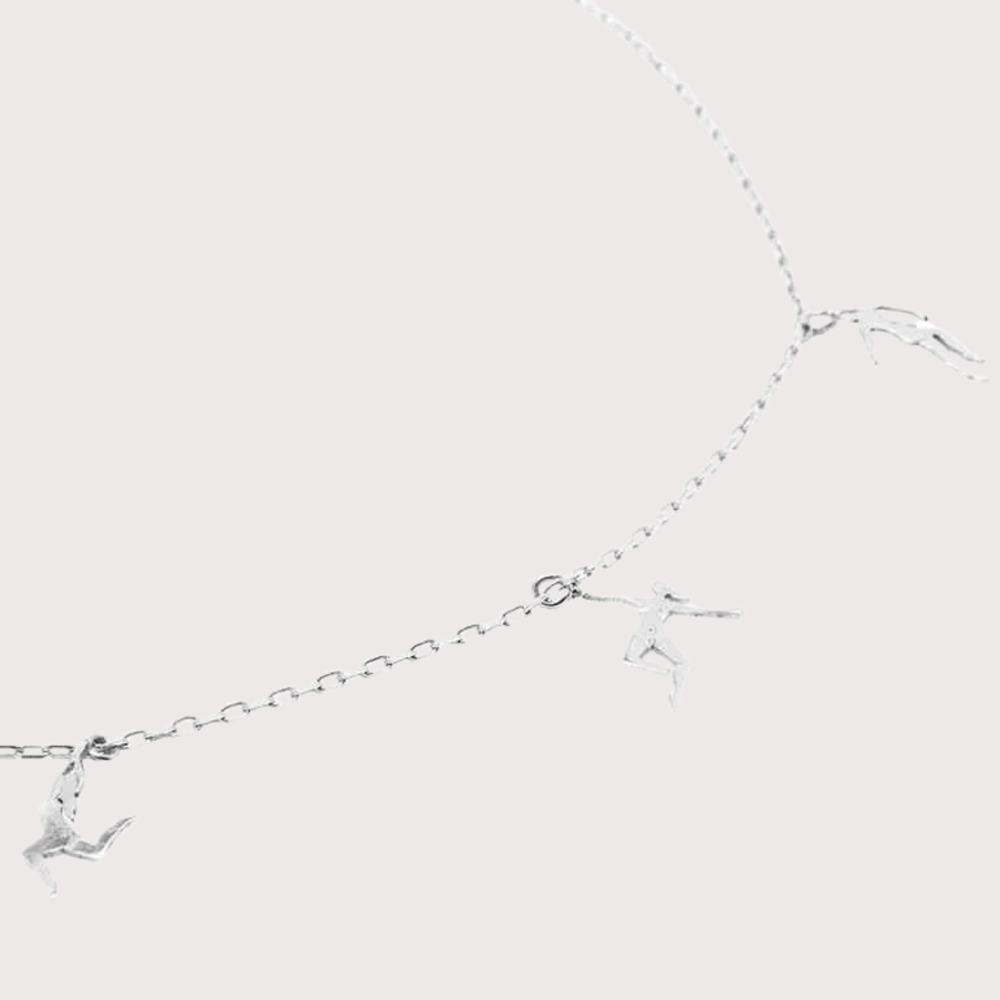 Danzantes Charms Necklace - Silver by Alejandra de Coss at White Label Project