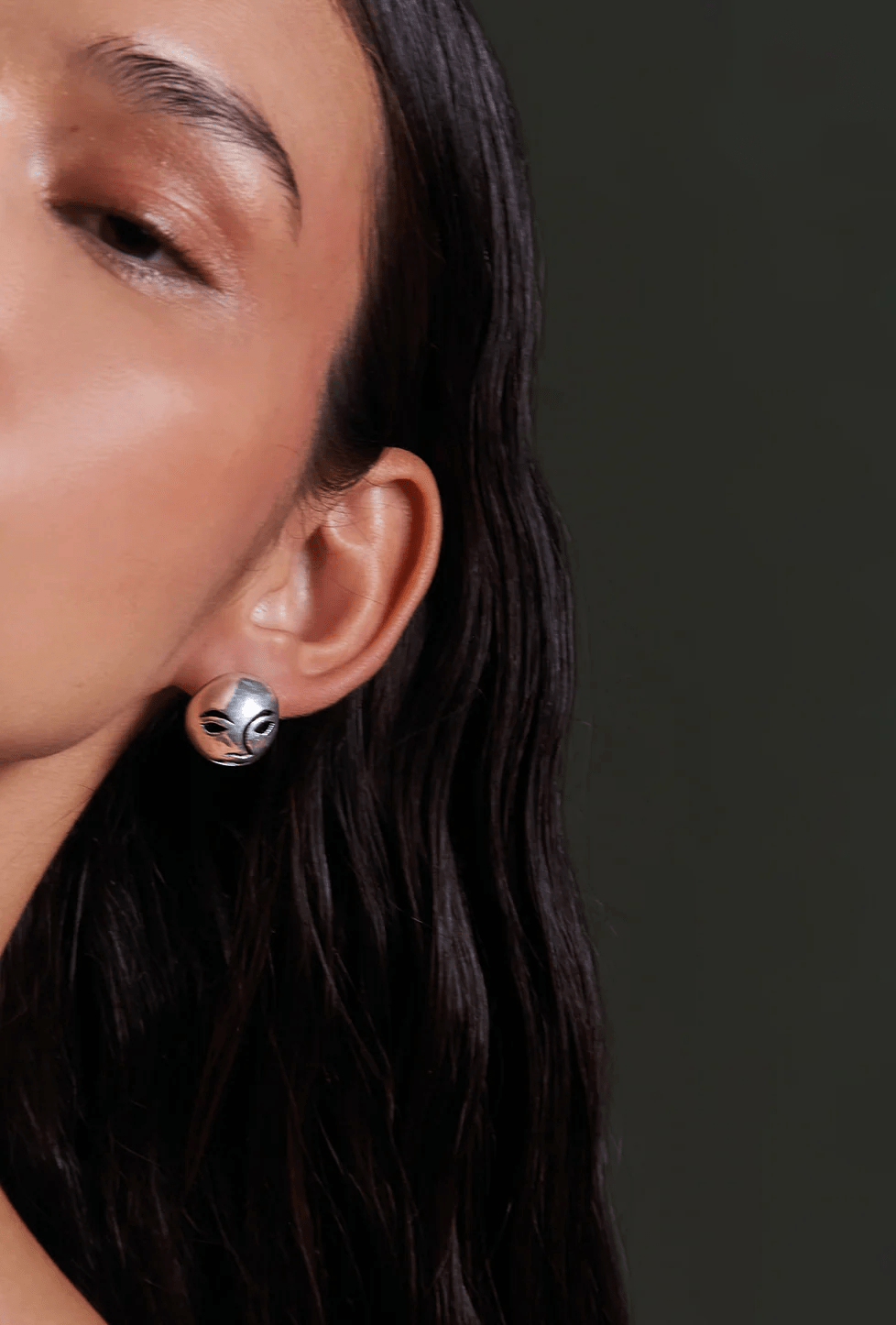 Galatea Earrings - Silver by Alejandra de Coss at White Label Project