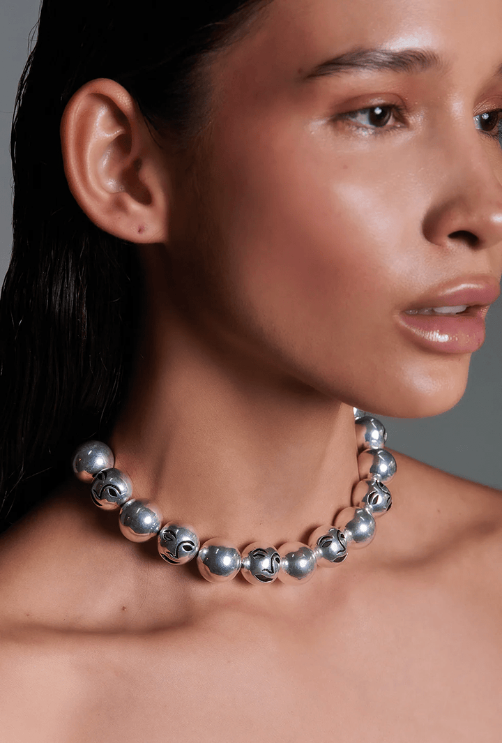 Galatea Necklace - Silver by Alejandra de Coss at White Label Project