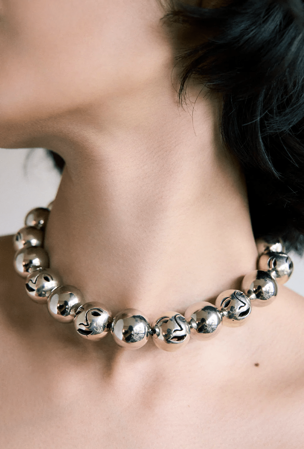 Galatea Necklace - Silver by Alejandra de Coss at White Label Project