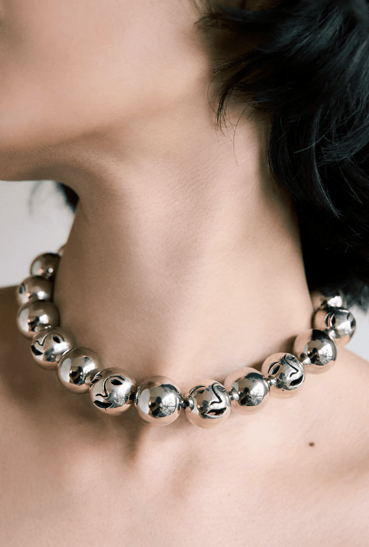 Galatea Necklace - Silver by Alejandra de Coss at White Label Project