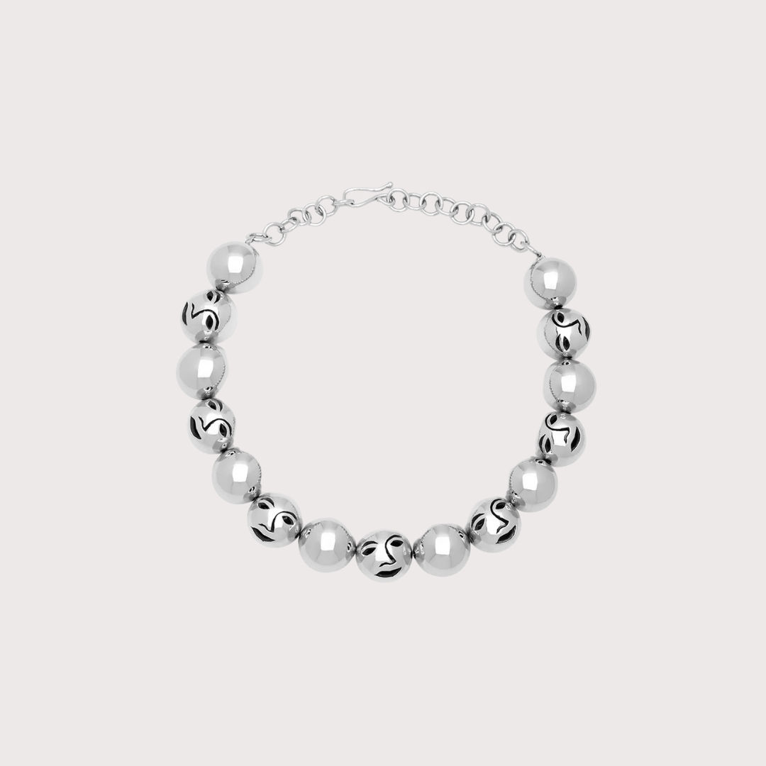 Galatea Necklace - Silver by Alejandra de Coss at White Label Project