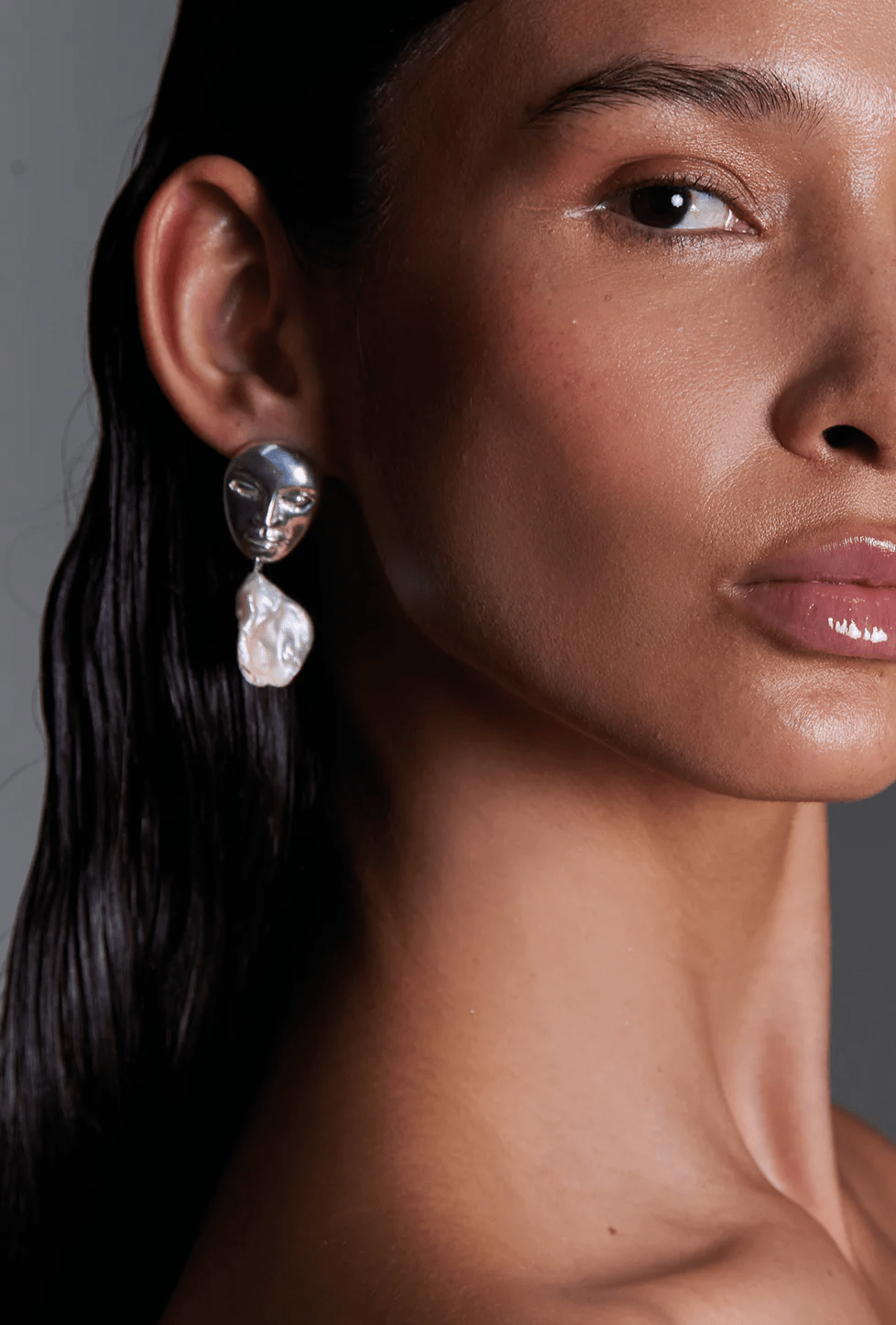 Georgette Earrings - Silver by Alejandra de Coss at White Label Project