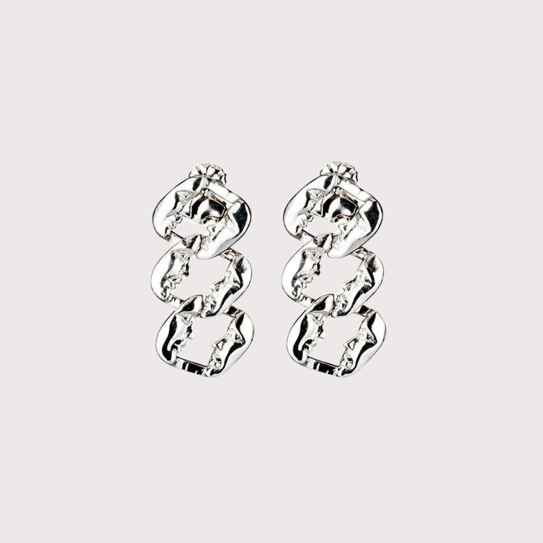 Leonora Earrings - Silver by Alejandra de Coss at White Label Project