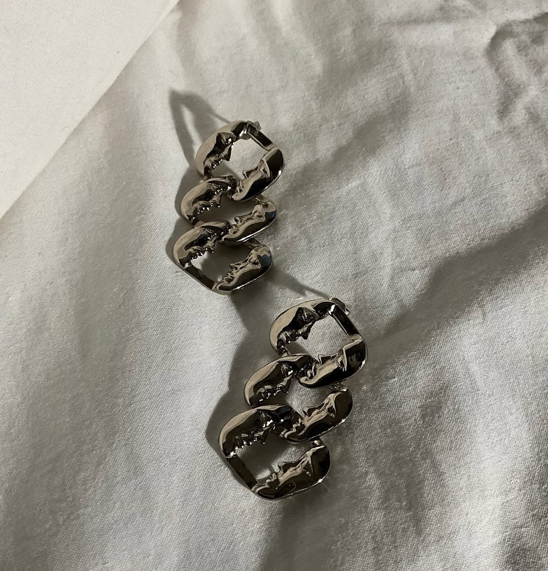 Leonora Earrings - Silver by Alejandra de Coss at White Label Project
