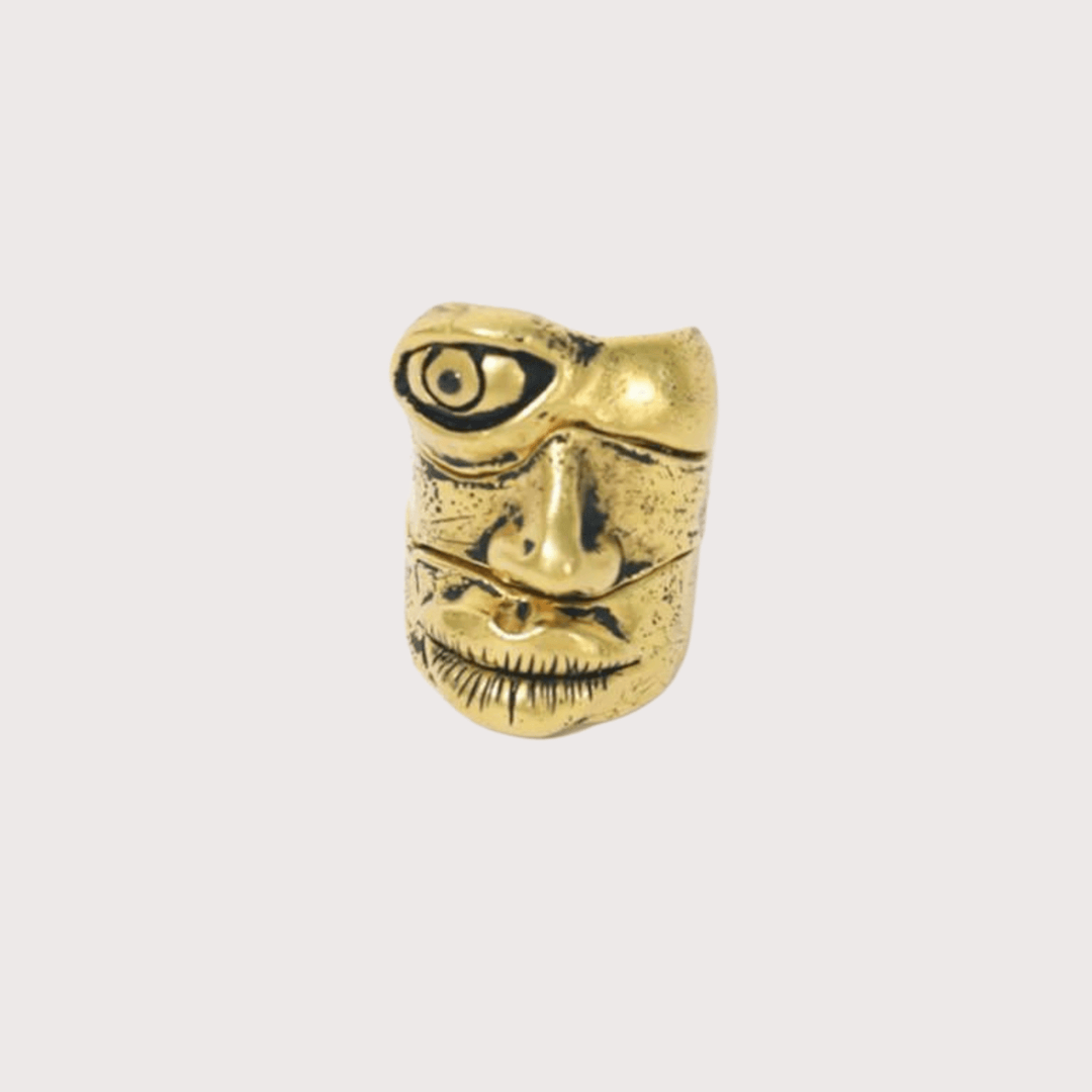 Visage Ring - Gold by Alejandra de Coss at White Label Project
