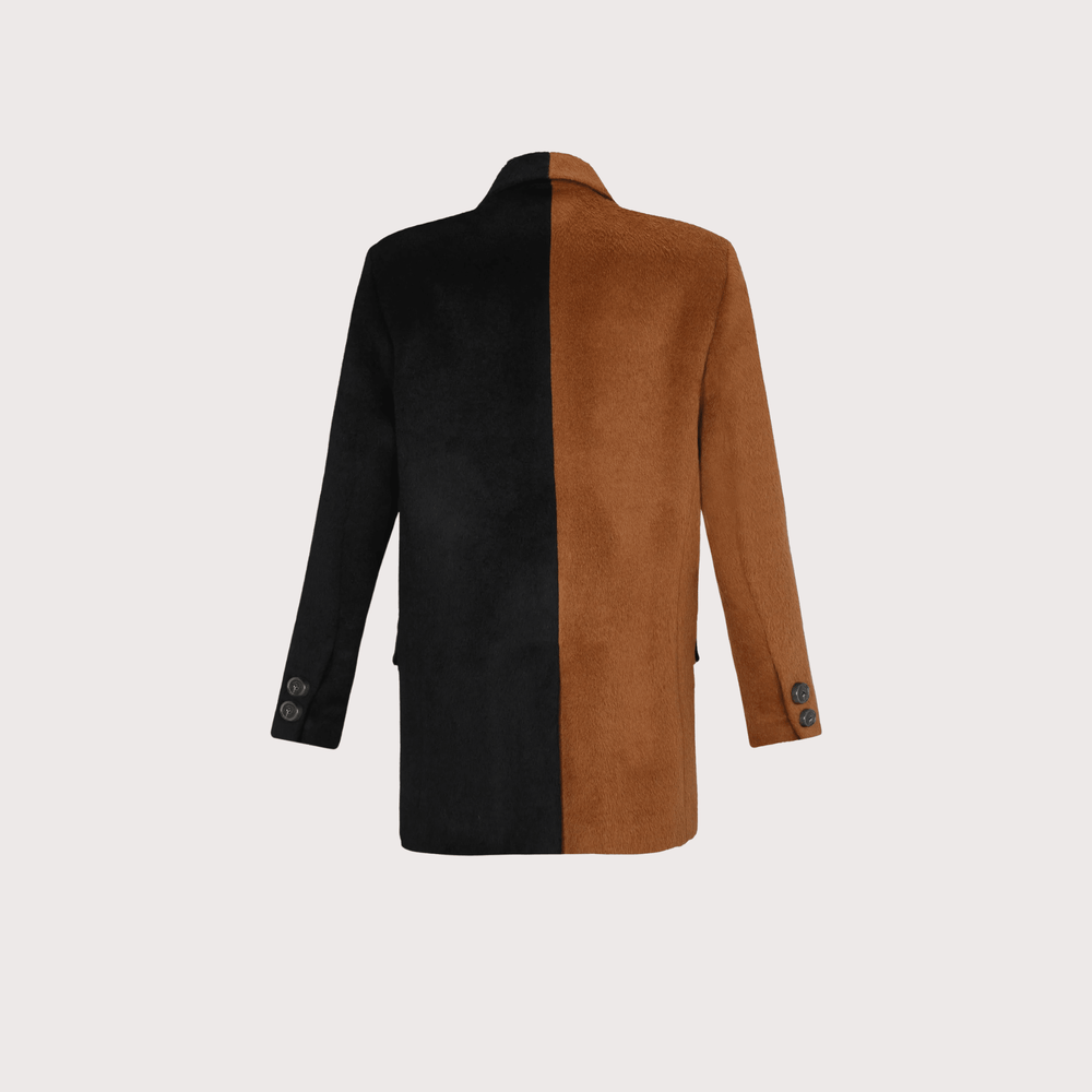 Bicolor Alpaca Blazer by Balkanica at White Label Project