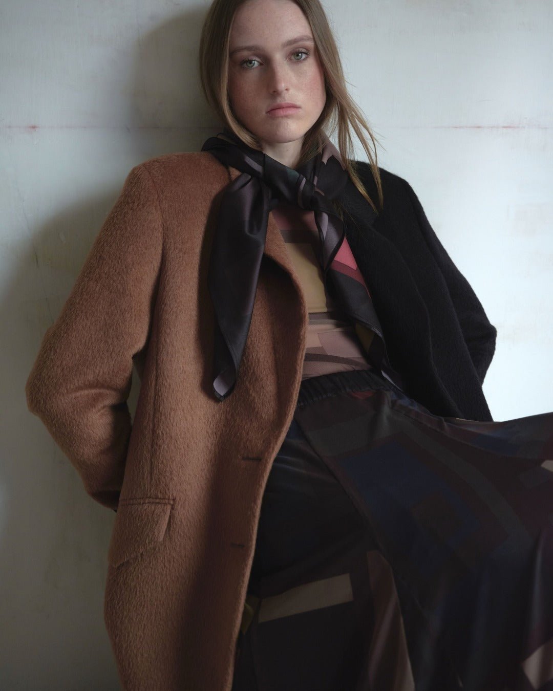 Bicolor Alpaca Blazer by Balkanica at White Label Project