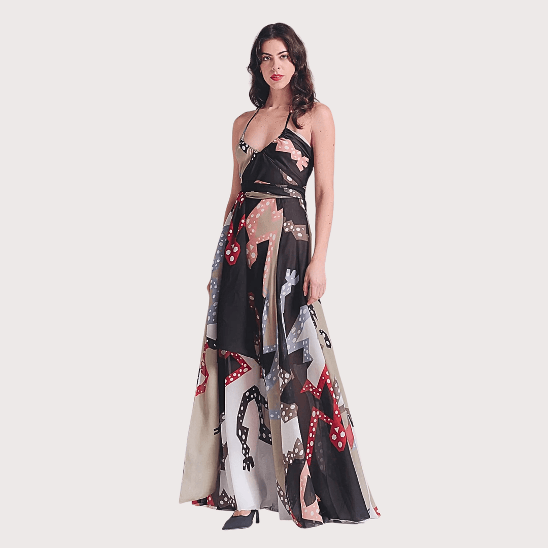 Danza Monotroma Dress by Balkanica at White Label Project