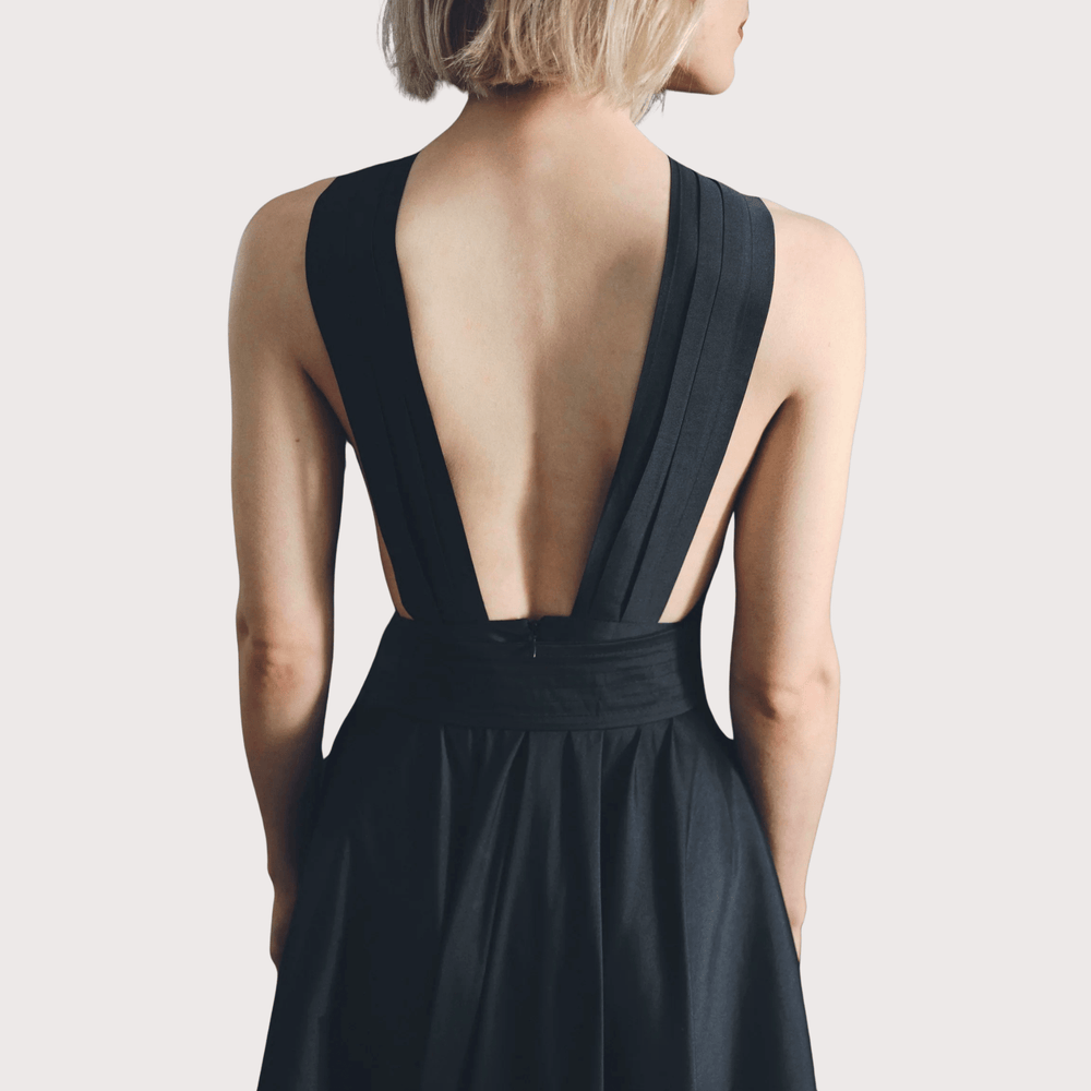 Lady of the Night Black Dress by Balkanica at White Label Project