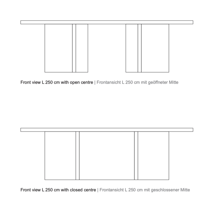 ABBONDIO Table - Short by BANNACH at White Label Project