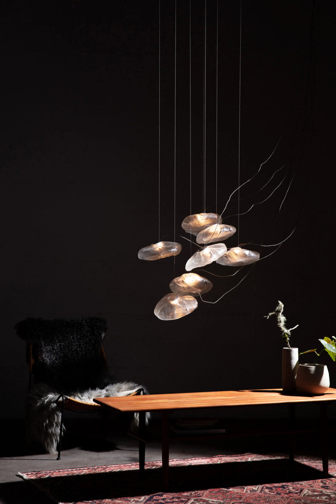 73.7 Sculptural Cable Lamp by Bocci at White Label Project