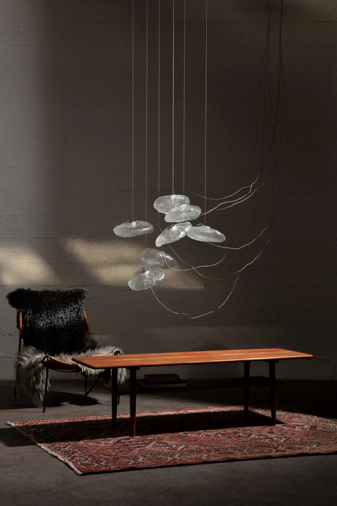 73.7 Sculptural Cable Lamp by Bocci at White Label Project