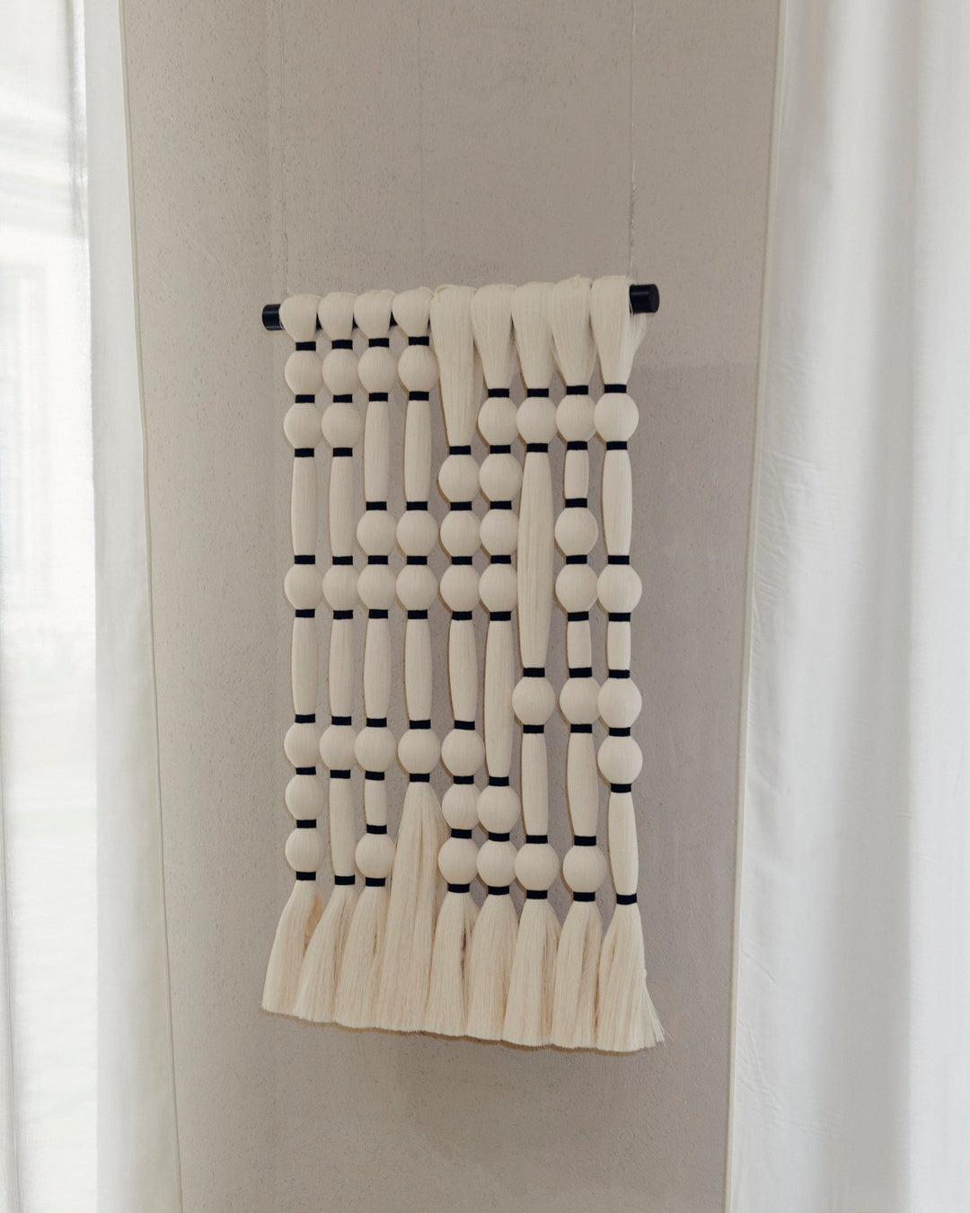 Mini Mitla Wall Hanger - Black by Caralarga at White Label Project