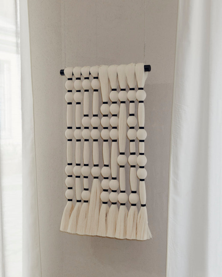 Mini Mitla Wall Hanger - Black by Caralarga at White Label Project