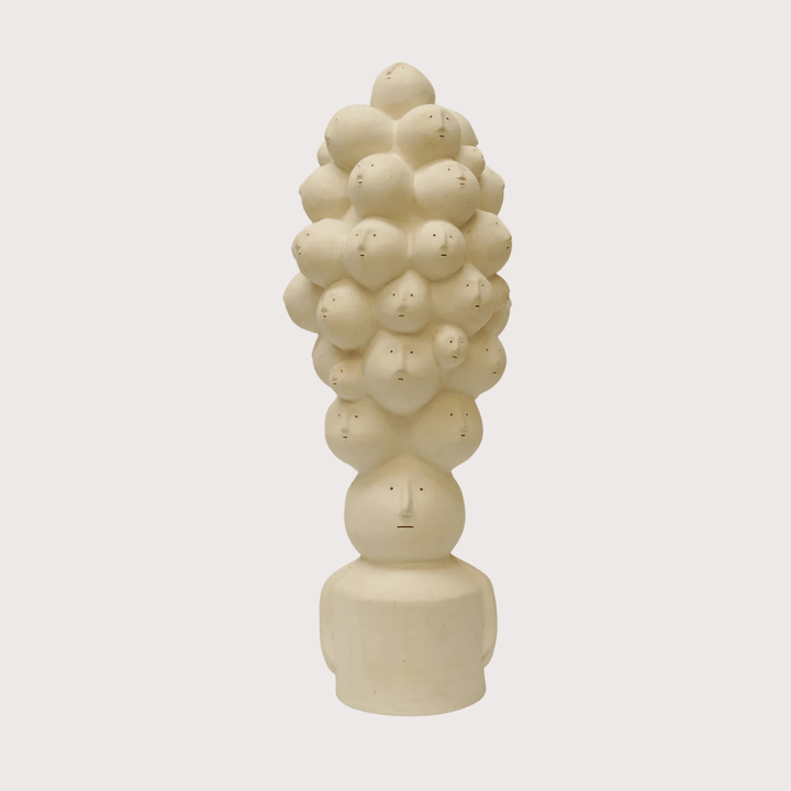 Bubble Unglazed Head - Large by Claymen at White Label Project