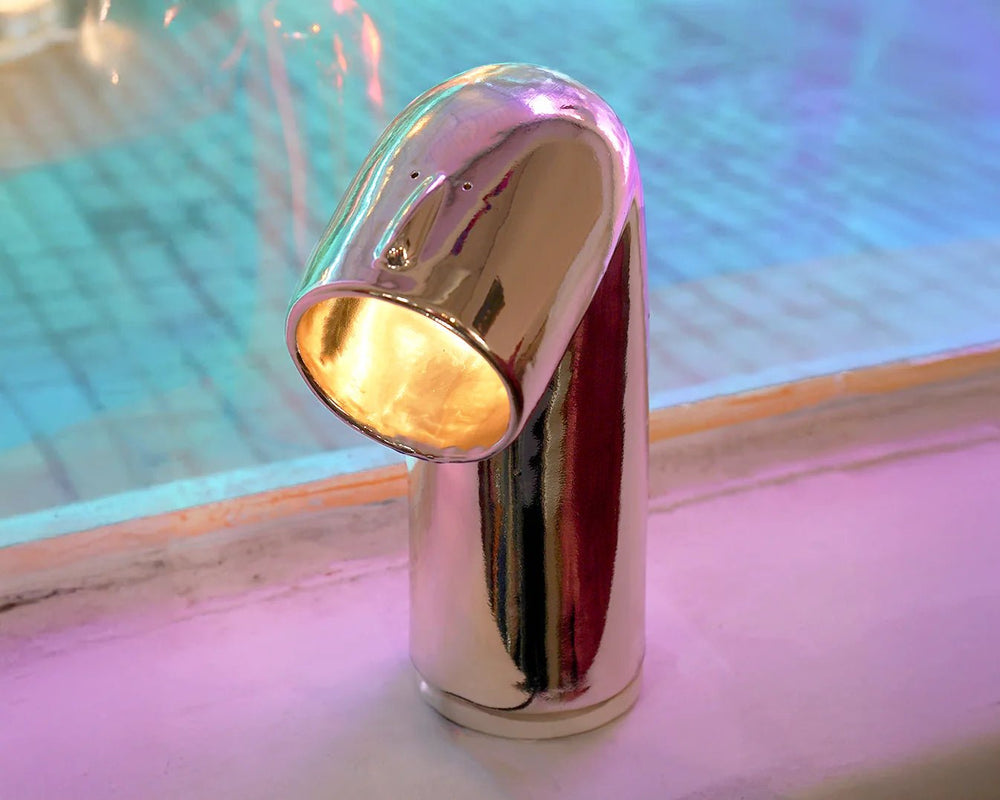 Humble Table Lamp - Chrome by Claymen at White Label Project