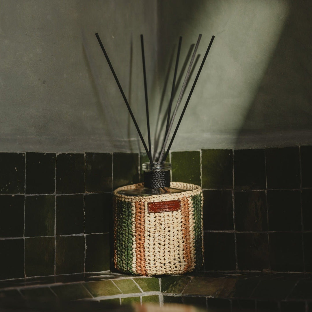 Maya Raffia Scented Reed Diffuser by Côté Bougie at White Label Project