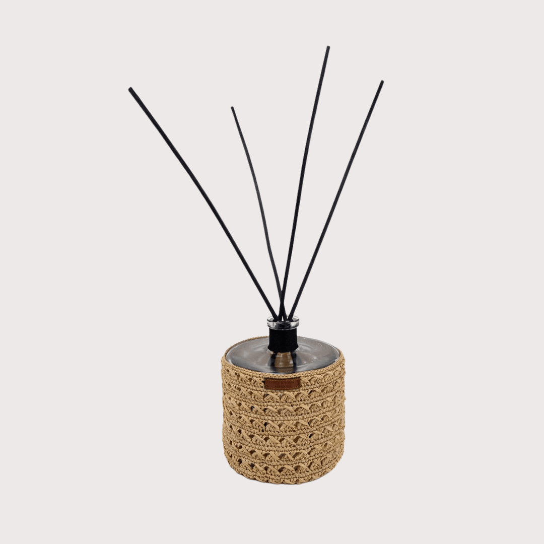 Zina Raffia Scented Reed Diffuser by Côté Bougie at White Label Project