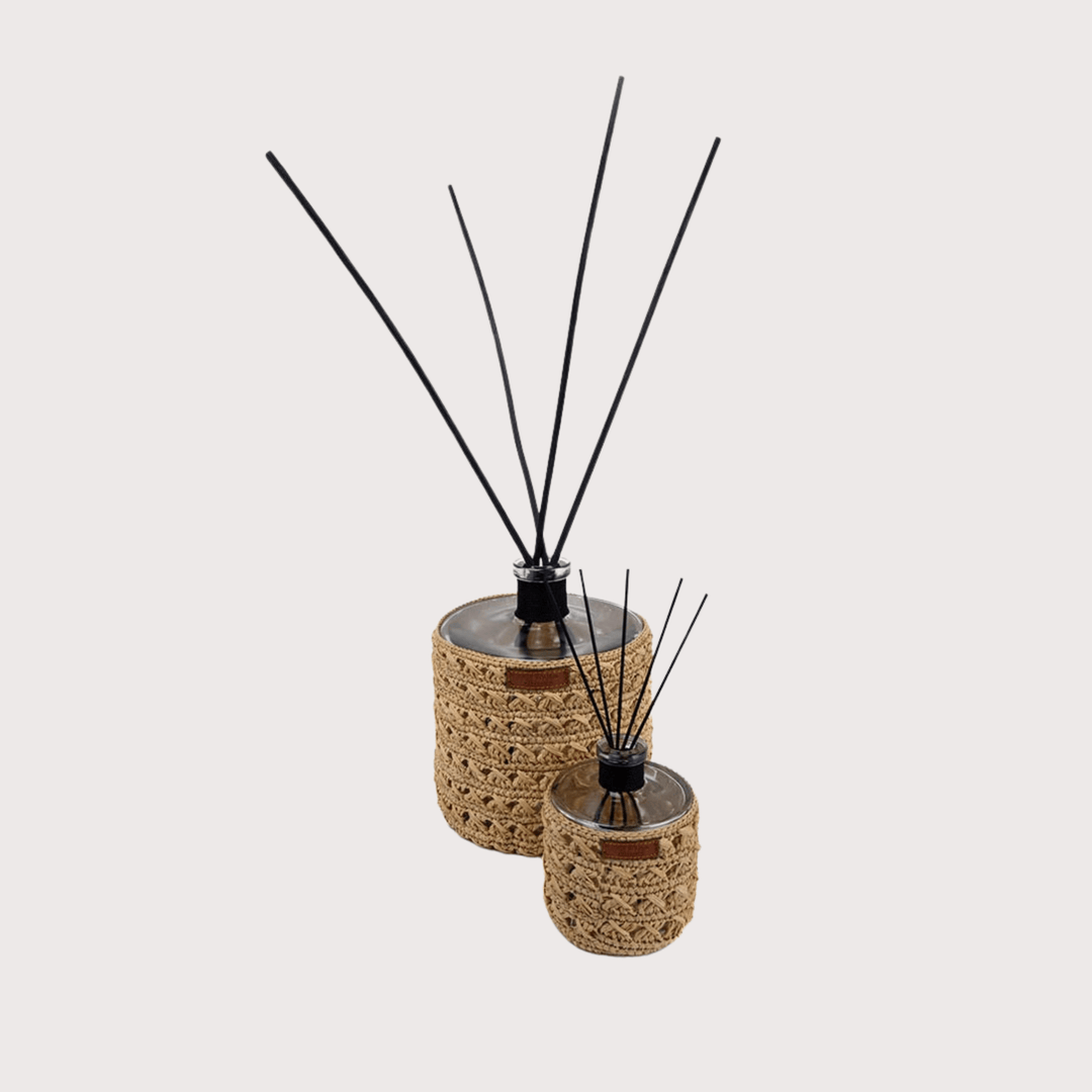 Zina Raffia Scented Reed Diffuser by Côté Bougie at White Label Project