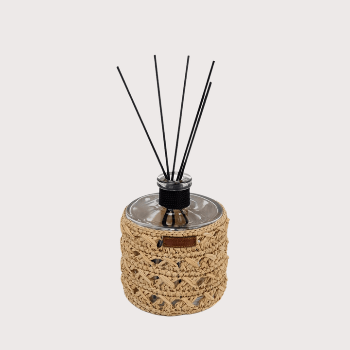 Zina Raffia Scented Reed Diffuser by Côté Bougie at White Label Project