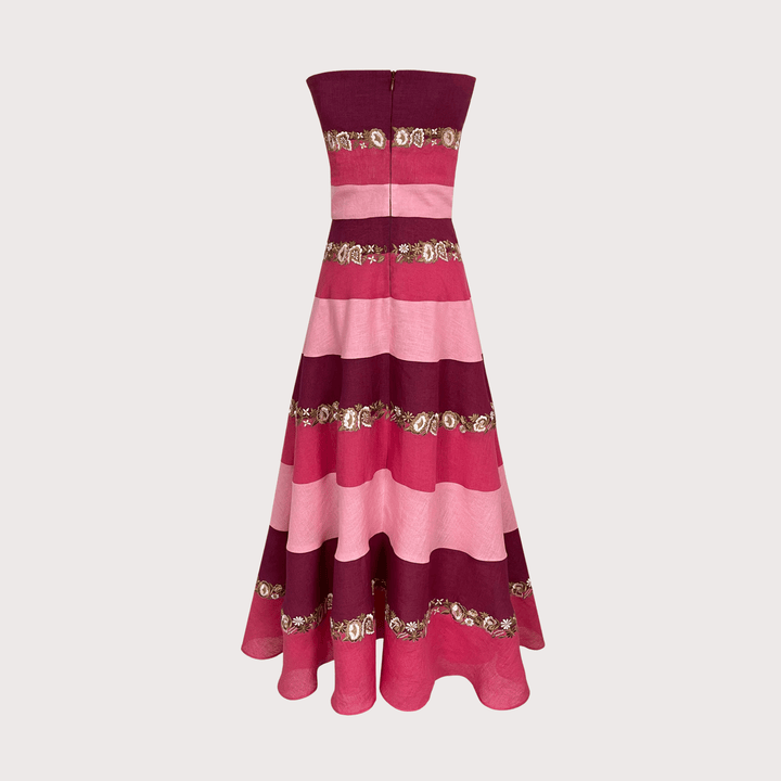 Bloom Stripe Dress by De Castro at White Label Project