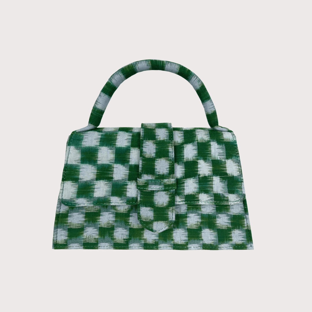 Checkmate Bag - Green by De Castro at White Label Project