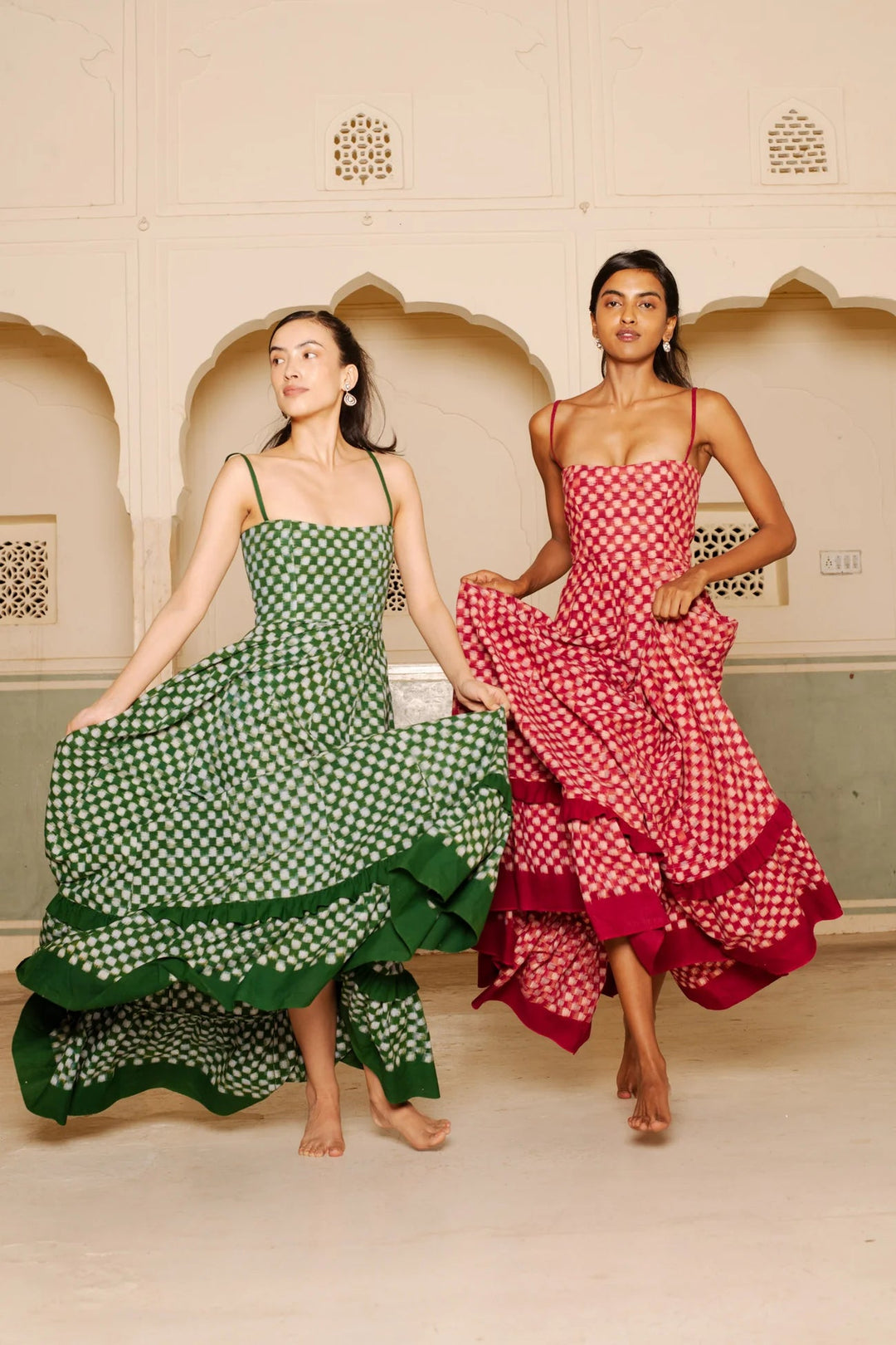 Checkmate Dress - Green Checkmate Dress - Green